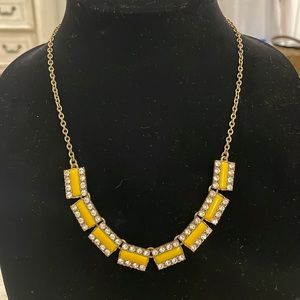 J.Crew Yellow Gold Beaded Collar Necklace